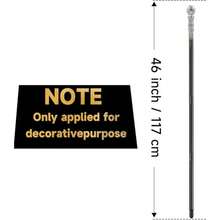 1pc Unique Shaped Creative Walking Stick (Spherical, Snake Head), Egyptian Style King Pimp Cane, Stage Performance Wand, Adult Party Magic Wand, Vintage Staff Prop - Multicolor - View 6