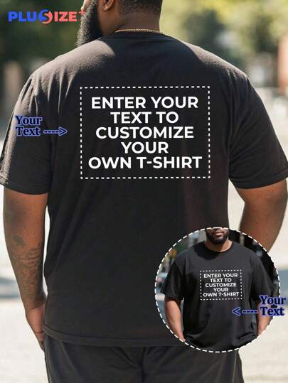 Customize Personalized And Commemorative Gifts And Men's Casual T--Shirts Add Your Own Images (Family Photo/Selfie/Pet Photo/Friend Photo/Lover Photo/Girlfriend Photo/Gift/Couple Logo) Your Text To Design Your Personalized Printed T-Shirt For Father's Day And Mother's Day
