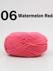 1/2pcs 5-Ply Mixed Milky Acrylic Yarn, 50g/Pc, 100% Acrylic Soft Yarn, Medium Coarse Milk Yarn - Perfect For Hand Knitting, Hand Weaving, DIY Crafts, Knitting, And Crochet, Soft & Versatile, Used For DIY Crocheting And Knitting Bags