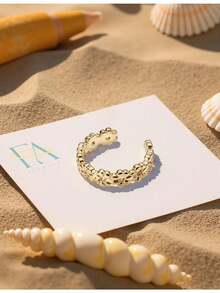 Milacolato 3Pcs Gold Filled Toe Rings For Women Non Tarnish 14K Gold Filled Toe Ring Adjustable Flower Cz Dainty Toe Ring Summer Beach Open Toe Rings Set Toe Jewelry Foot Jewelry - 彩色 - 查看 5