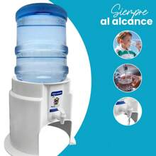 Dispensador Portagarrafón Base Para Galón Agua Con Llave - Blanco - Ver 7