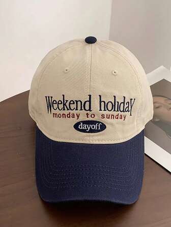 1 件休闲复古拼布棒球帽，柔软帽冠，宽檐，街头风格，适合小脸，用途广泛