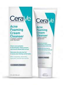 CeraVe Sữa rửa mặt tạo bọt trị mụn US 5oz/150ml - Nhiều màu - Xem 2