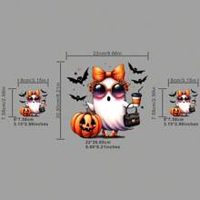 3 قطع / 3 قطع / 4 قطع من ملصقات الأزياء ذات موضوع الهالوين، أشباح، خفافيش، قرع، ملصقات قابلة للغسل من الدرجة الأولى للتطبيق بالحرارة على الملابس، تي شيرتات النساء/الرجال، الحقائب الظهرية، الوسائد، شارات زخرفية، ملصقات، قبعات البيسبول، الحقائب الظهرية، إلخ.
