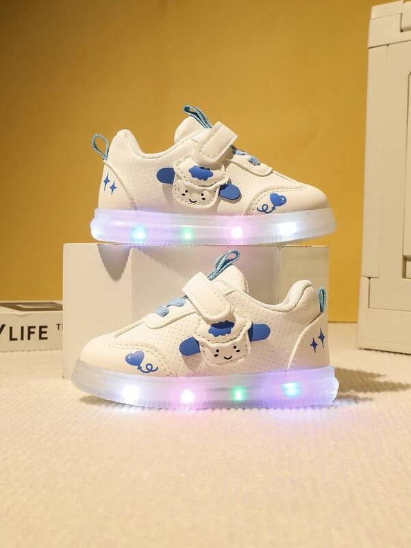 Toddler Shoes, 2025 New Soft Bottom Anti-Slip Comfortable Light-Up Unisex Kids Sneakers, Spring/Autumn