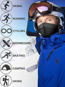 1 Stück/2 Stück leichter Nackenwärmer Gesichtsmaske, staubdicht, windabweisend, geeignet für den Outdoor-Einsatz im Winter zum Warmhalten des Halses; Skimaske Balaclava Gesichtsmaske Unisex, geeignet für kaltes Wetter im Winter zum Warmhalten des Halses; Skimaske Balaclava windabweisende Gesichtsmaske Unisex, geeignet für kaltes Wetter, TICONN Nackenwärmer Gesichtsmaske Schal, atmungsaktiv, UV-Schutz, windabweisend, geeignet für Skifahren, Angeln, Wandern, Radfahren - Verschiedenfarbig - Übersicht 5