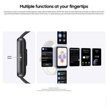 Samsung Galaxy FIT 3 (2024) 1.6 英寸 AMOLED 显示屏，14 天电池续航时间，100 多种表盘，100 多种运动模式 - 深灰色 - 查看 8