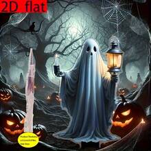 2D Flat, 2D Flat 2D Halloween Garden Decor, Acrylic Garden Ornaments, Suitable For Home Garden, Potted Plants, Front Yard And Backyard Decoration, Perfect Halloween Gift For Friends, Can Be Used For 11 Different Holidays. Garden Decor Ground Stakes, 2D Flat