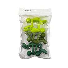 6Pcs Cute Plant Stem Support Clips – Mini Propagation Buddy Holders For Hydroponics, Indoor Rooting Vases, Gardening Tools, Greenhouse Must-Have Accessories, Flower Display & Cutting Care - 6 cái - Xem 2