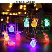 LED菠萝灯笼创意球形灯笼七彩灯笼户外场景室内氛围灯串