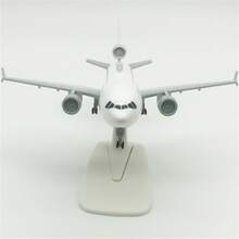 1 pieza Modelo de avión con soporte de exhibición para coleccionistas y entusiastas - Blanco - Ver 10