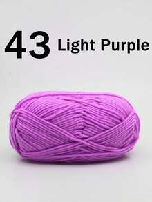 1/2pcs 5-Ply Mixed Milky Acrylic Yarn, 50g/Pc, 100% Acrylic Soft Yarn, Medium Coarse Milk Yarn - Perfect For Hand Knitting, Hand Weaving, DIY Crafts, Knitting, And Crochet, Soft & Versatile, Used For DIY Crocheting And Knitting Bags