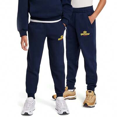 Nike بنطلون كاجوال للأولاد المراهقين مطبوع عليه حرف K NSW CLUB FLC PNT FMLY -PD