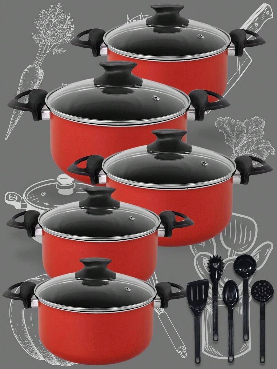 Cookware Sets - レッド - チェックする 1