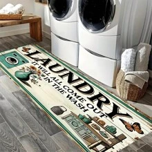 Anti-Slip And Oil-Proof Floor Mats For Kitchen, Living Room, Laundry Room, And Bathroom Decoration. Available In A Variety Of Carpet Sizes. Soft, Waterproof, Machine Washable, And Stain Resistant.