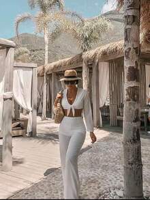 1顶可折叠轻便透气防紫外线宽檐夏季遮阳帽，旅行必备，可折叠防紫外线 - 咖啡棕 - 查看 6