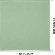 12x12 Inch Multi-Pack Waffle Check Pattern Dish Cloth Rags, Thick Absorbent Kitchen Cleaning Towels