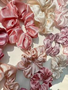 16 قطعة من أربطة الشعر الأنيقة ذات اللون الوردي الكلاسيكي من القماش الساتان الأحادي اللون، بتصميم بسيط، مريحة وعالية المرونة، مناسبة لمختلف تسريحات الشعر، مثالية للمدرسة والمناسبات، إكسسوارات شعر للنساء، أدوات شعر، إكسسوارات جمال، إكسسوارات شعر مجعد للنساء، للسفر، هدايا، هدايا للنساء، مستلزمات الشعر، هدايا للجوارب