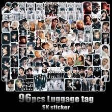 STRAYKIDS//Kpop 贴纸、Giant、Hop 等专辑贴纸、明星周边贴纸、水瓶贴纸、DIY 剪贴簿贴纸、行李贴纸、PermissiontoDance 专辑可爱贴纸 - 彩色 - 查看 21