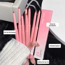 Gege Bear Chì kẻ viền môi Velvet Matte - Son môi đa năng chống nước, màu sắc lâu trôi, dễ kẻ viền và tô màu, không khô môi - Nhiều màu - Xem 7