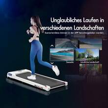 BLACK LORD Smart Walking Pad, 2 In 1 Under Desk Treadmill For Home Office, Portable Walking Jogging Machine With App And Remote Control, Fitness Data Recording - 查看 4
