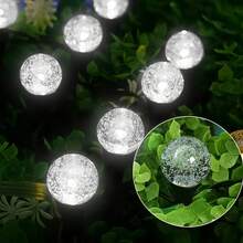 30LED Solar Ground Light Outdoor Waterproof Path Light, Semi-Embedded Wedge Design Suitable For Garden, Lawn, Terrace, Courtyard, Solar Outdoor Lighting Home Decoration - 暖白色 - 查看 10
