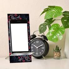 1pc Women's Acrylic Diamond Painting Kit - 5D Crystal Painting By Numbers, Colorful Fox/Bee/Seahorse/Deer/Pattern Design, Multifunctional Phone Holder And Mirror Stand, Creative DIY Craft Gift Set - Multicolor - View 8