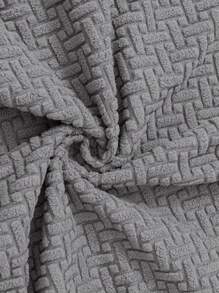 1 pieza, Funda elástica en forma de T con diseño abstracto de cuadrícula, Funda para sofá individual pequeño, Artículos para el hogar, Funda para sofá para todo el año, Juego completo, Funda para sofá, Funda antipolvo, Adecuada para dormitorios y estudios, Perfecta para uso en Navidad