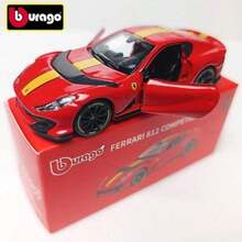 Burago 1/64 Scale  Series Alloy Car Matchbox Miniature Simulation Diecast Car Model Mini Small Sports Car Collection Small Car Model Ornaments For Men's Birthday Gift