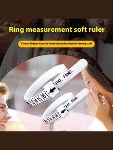 This Ring Sizer Tape Is Designed With Flexible Materials, Serving As A Professional-Grade Finger Circumference Measuring Tool. It Can Accurately Determine Finger Circumference Data And Fully Cover The International Universal Ring Size Standard System.