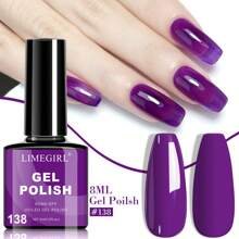 Limegirl凝胶指甲油套装，每瓶8毫升，UV/LED固化，持久耐用，不含酒精，适合DIY美甲沙龙，也是送给女性的礼物。