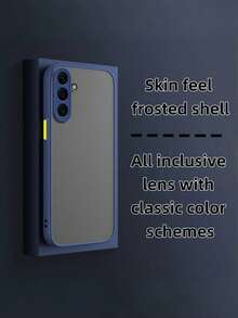 全新磨砂透明TPU防摔防指纹手机壳 + 简约/快乐图案 + 支持无线充电 + 纯色硅胶腕带 + 全套手机壳，兼容苹果17/17 Air/17 Pro/17 Pro Max、i16、i16 Pro Max、i15、XR、i15 Pro Max、12 Pro Max、13 Pro Max、14 Pro Max、13、14、11、12 Pro、14、XS、A22、A21S、A51 4G、S22 Ultra、A33 5G、A53、A14、A23、S23 Ultra、S24、A14、A15、S23、A73，兼容红米手机，兼容OPPO手机，国际版，非国内版 - 藍色帶繩 - 查看 3