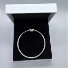 1pc Fashion Women Round Button DIY Pendant Snake Bone Bracelet, Suitable For Daily Matching, Perfect Holiday Gift For Women - Classic Heart Clasp Bracelet - View 43