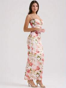 Vestidos casuales de verano nuevos, delgados y sexy con estampado para mujeres, estilo Europa y Estados Unidos