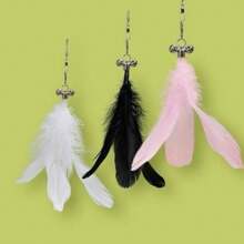 1.8米伸缩逗猫棒，4节360°灵活可更换，激发猫咪的快乐（颜色随机）