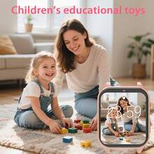 ERUN 2025年新款儿童智能手表，儿童游戏手表，18款趣味游戏，1.83英寸触摸屏，超低功耗芯片，计步器，拍照，手电筒，闹钟提醒，相机，相册，日历，计步，倒计时，计算器，秒表，手电筒灯， - 彩色 - 查看 5