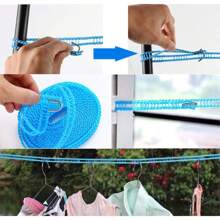 1pc Solid Windproof Clothesline,3 Meters/5m/8m/10m Portable Clothesline, Upgraded Thicker Clothesline, Non-Slip & Anti-Wind Drying Rope, Camping Clothesline, Indoor/Outdoor Laundry Supplies, Outdoor Camping Accessory, Bathroom/Dormitory Supplies, Random Color