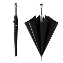 Umbrellas And Rain Hat Umbrellas - Diamond Skull-cotton Beige - View 6