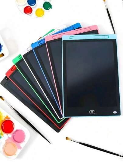 Tablet de desenho eletrônico LCD 1 peça/2 peças/3 peças, quadro de escrita colorido, quadro de pintura colorido, quadro de desenho apagável com uma tecla para rabiscos coloridos, quadro de aprendizagem educacional, brinquedo Montessori, quadro de desenho infantil, quadro de rabiscos, tablet de escrita eletrônico com caneta sensível ao toque, bloco de treinamento para desenvolvimento cerebral, presente infantil, presente de aniversário, presente educacional de Natal, Ação de Graças, Halloween, presente de Páscoa