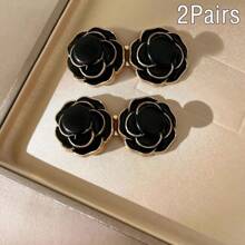 金属花腰带扣,1/2/4 件,可调节无缝牛仔裤腰带夹,混色不粘腰带紧固件 - 彩色 - 查看 15