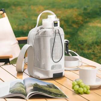 New Large-Capacity Outdoor Portable Water Bottle Bag - Waterproof Cross-Body Strap For Water Bottle Holder - Outdoor Fitness Travel Mobile Phone Water Bottle Storage Bag