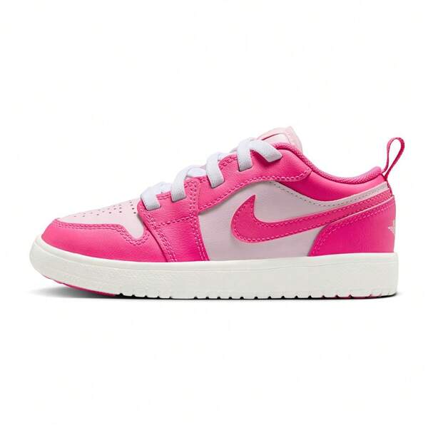 Little Kid's Jordan 1 Low Alt Fire Pink/Iris Whisper-White (FN7376 600)