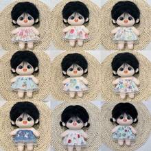 随机娃娃裙,毛绒娃娃衣服(仅衣服,无娃娃) - 彩色 - 查看 6