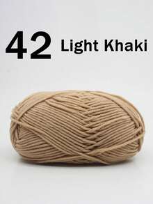 1/2pcs 5-Ply Mixed Milky Acrylic Yarn, 50g/Pc, 100% Acrylic Soft Yarn, Medium Coarse Milk Yarn - Perfect For Hand Knitting, Hand Weaving, DIY Crafts, Knitting, And Crochet, Soft & Versatile, Used For DIY Crocheting And Knitting Bags