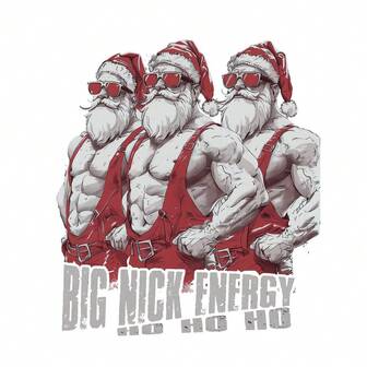 1/2/3pcs Funny Christmas Heat Transfer Stickers - DIY Heat Press Stickers, Applicable For T-Shirts, Bags, Etc.