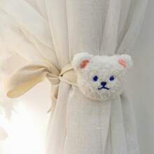 1 pièce Serre-rideaux de style nordique 3D, accessoires décoratifs de fleurs pour rideaux de chambre d'enfant/de voiture, cordons de rideaux simples, frais et mignons