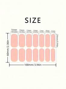 10张大理石纹美甲贴纸套装 - 女士和女孩自粘全包美甲贴纸，一次性全覆盖指甲油贴片，DIY美甲必备美甲用品 - 彩色 - 查看 8