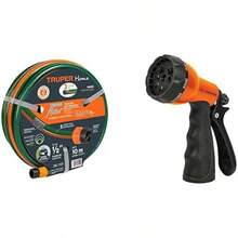 10X1 2RE 1 Manguera Reforzada de 2 Pulgadas de 3 Capas 10m Conexión de Plástico - Manguera + Pistola PR-409 - Ver 3