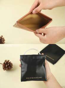 1 pieza Bolsa de maquillaje portátil de gran capacidad, bolsa de maquillaje con forma de almohada grande de PU de moda, adecuada para mujeres, diseño con cremallera, bolsa de maquillaje reutilizable, bolsa de cosméticos, bolsa de cuidado de la piel, bolsa de aseo, caja de regalo, artículos esenciales de viaje, artículos esenciales de crucero, útiles escolares, bolsa de cosméticos, artículos esenciales de vacaciones, bolsa de maquillaje y organizador de maquillaje, regalo para mujeres, regalo de Navidad, regalo de regreso a la escuela