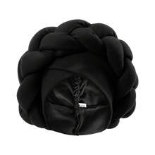 1pc  Plain  Rose    Casual    Polyester    Plain    Turban Hat  Daily - 黑色 - 查看 8
